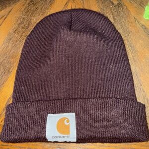 Carhartt Adult Unisex Winter Beanie Brown Hat Cap One Size Fits All